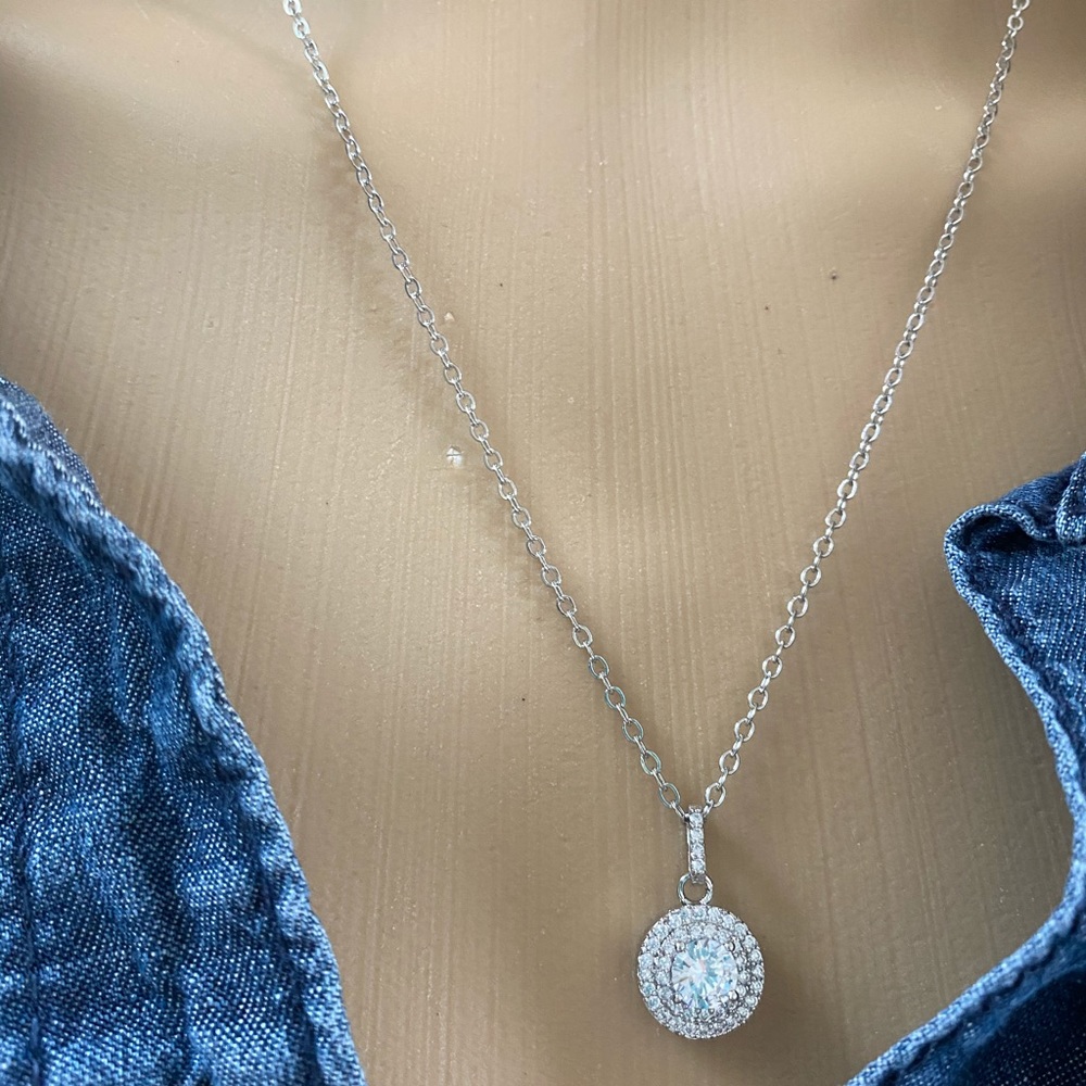 AAA CZ Diamond pendant - Picture 4 of 4